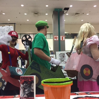 These guys just decided to stop by and block traffic!